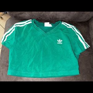 Adidas Green Crop Top